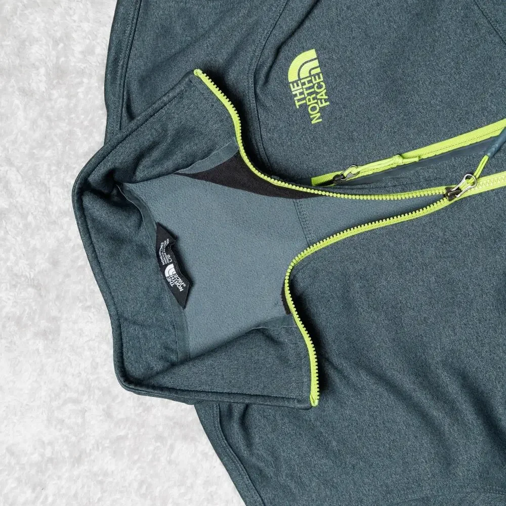 The North Face Canyonlands Half Zip Green Pullover Jacket Mens Size L